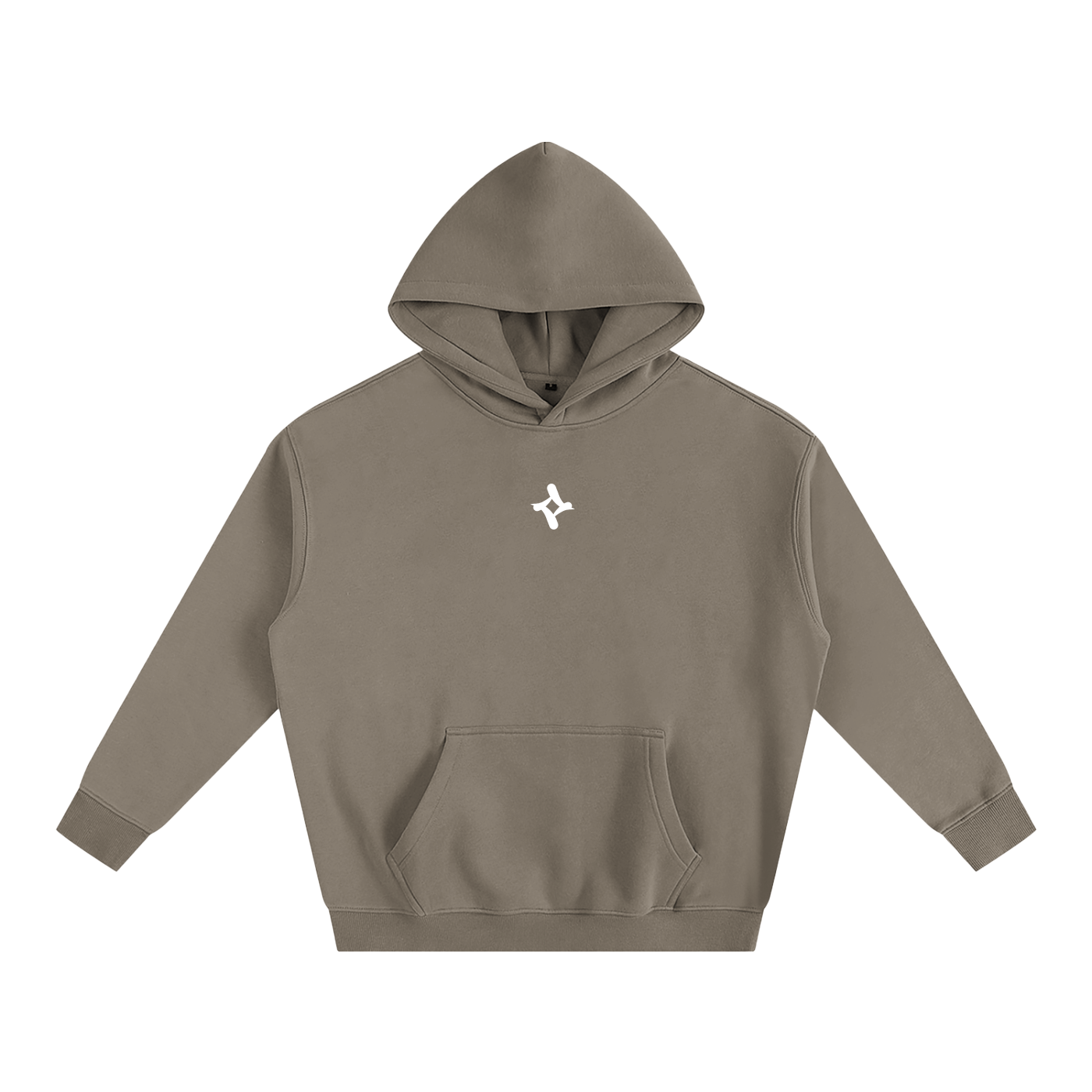 Mono - White Logo - Oversize Hoodie