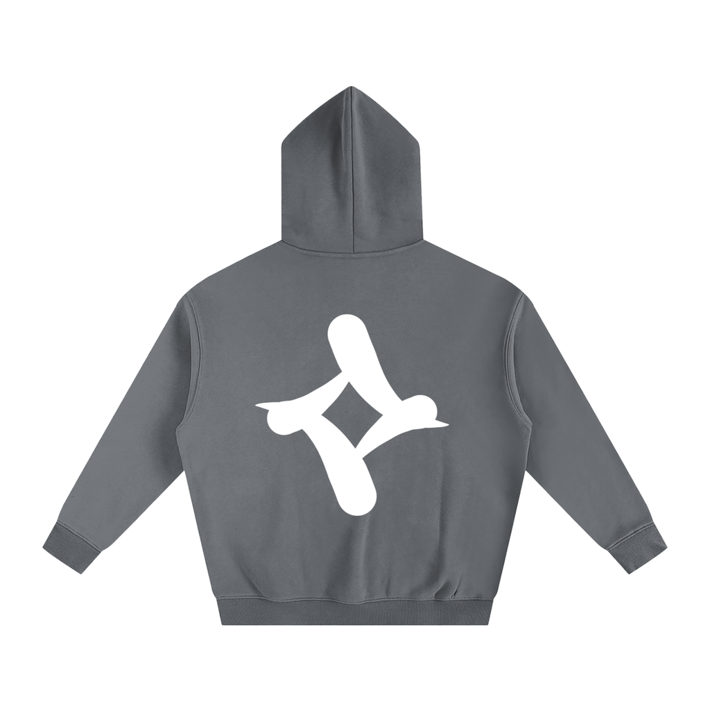 Mono - White Logo - Oversize Hoodie