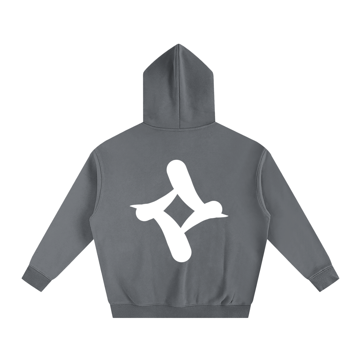 Mono - White Logo - Oversize Hoodie