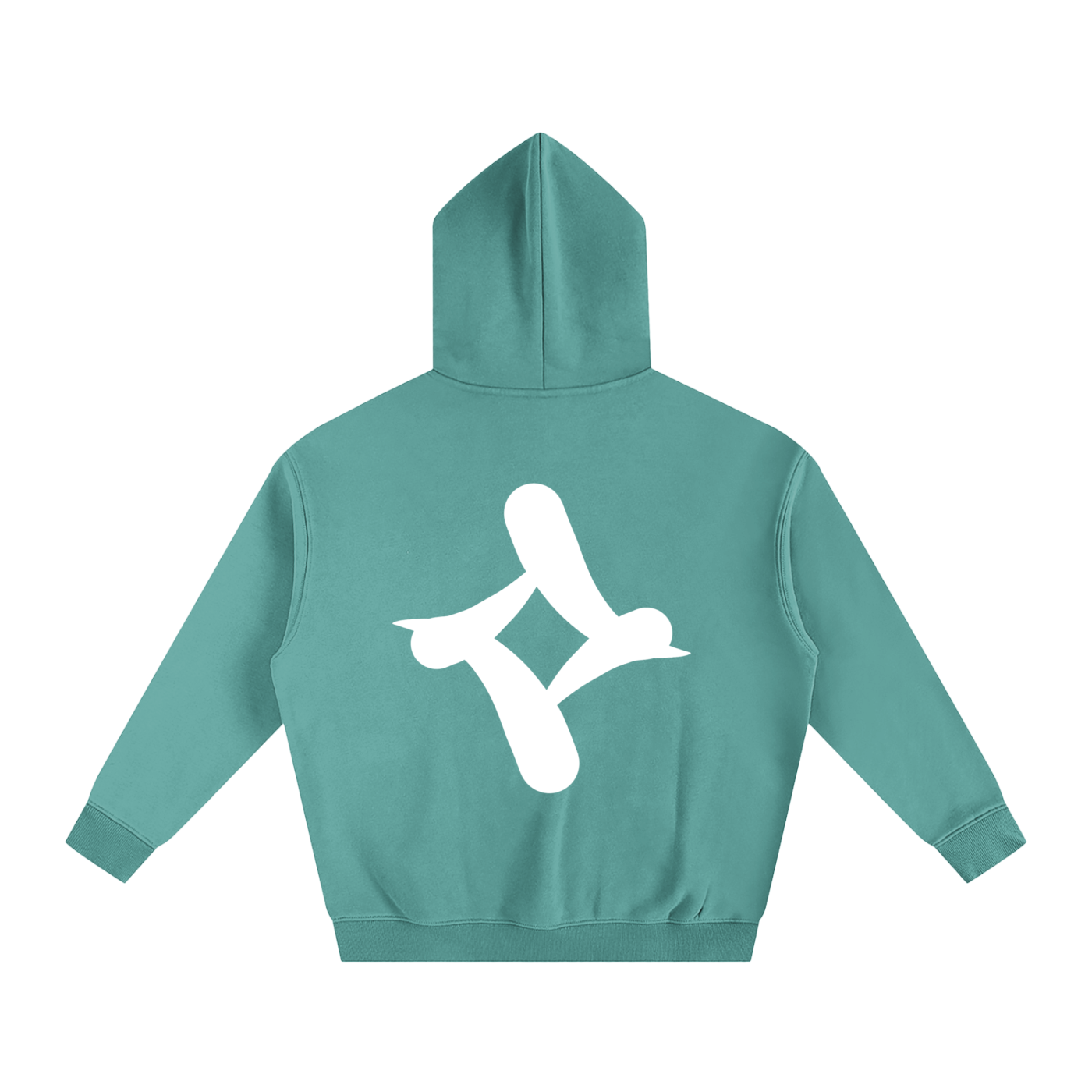 Mono - White Logo - Oversize Hoodie