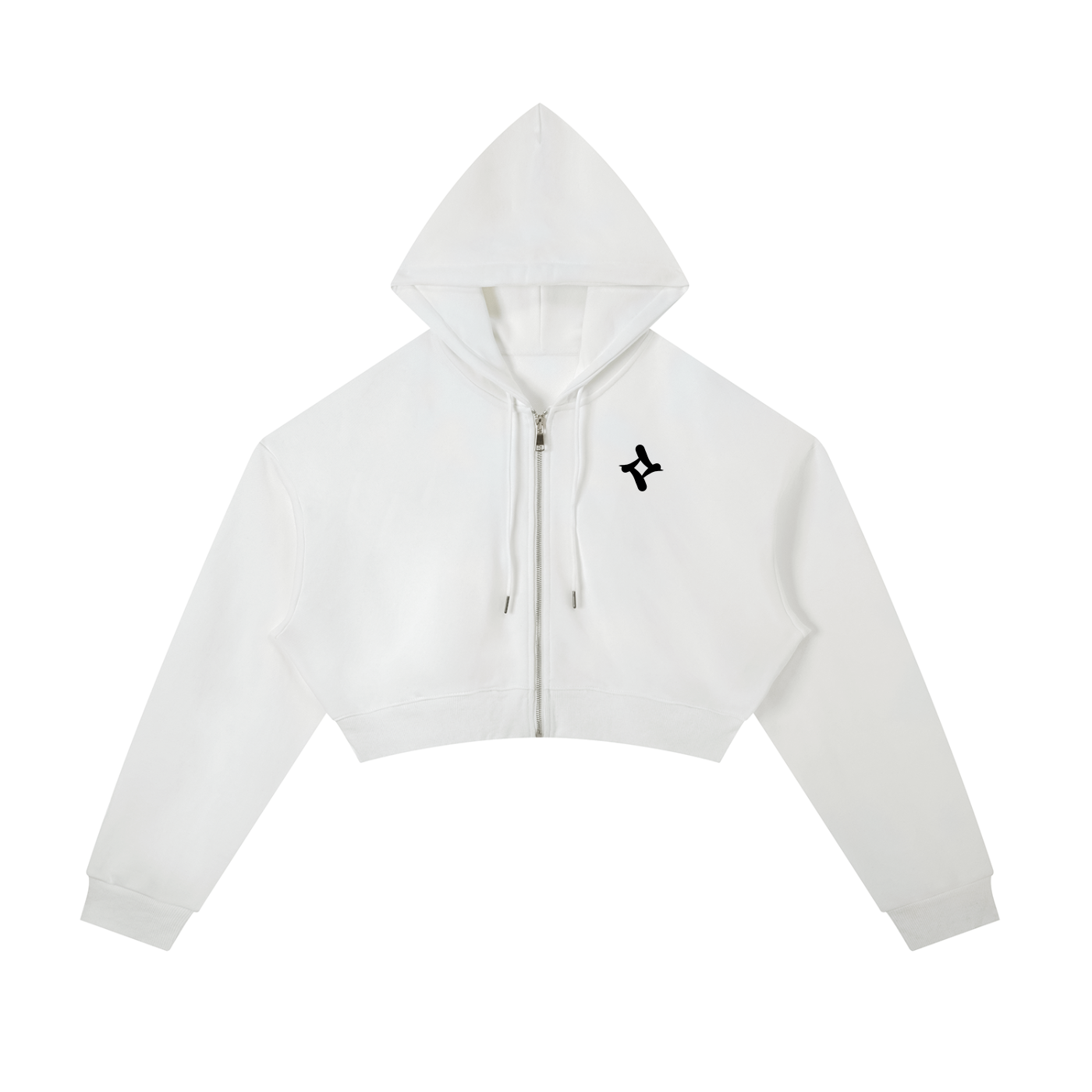 Mono - Women's Cropped Zip-Up Hoodie