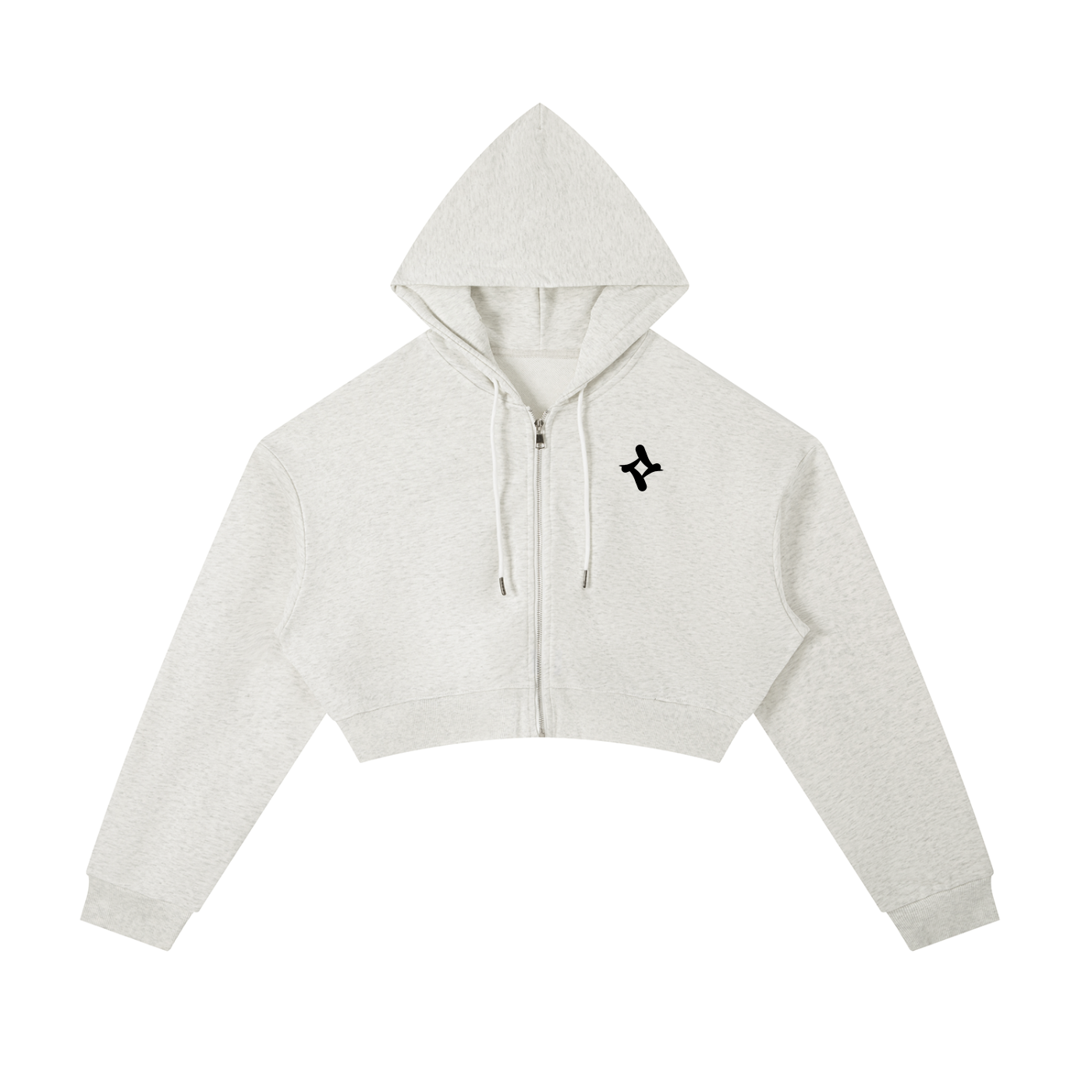 Mono - Women's Cropped Zip-Up Hoodie