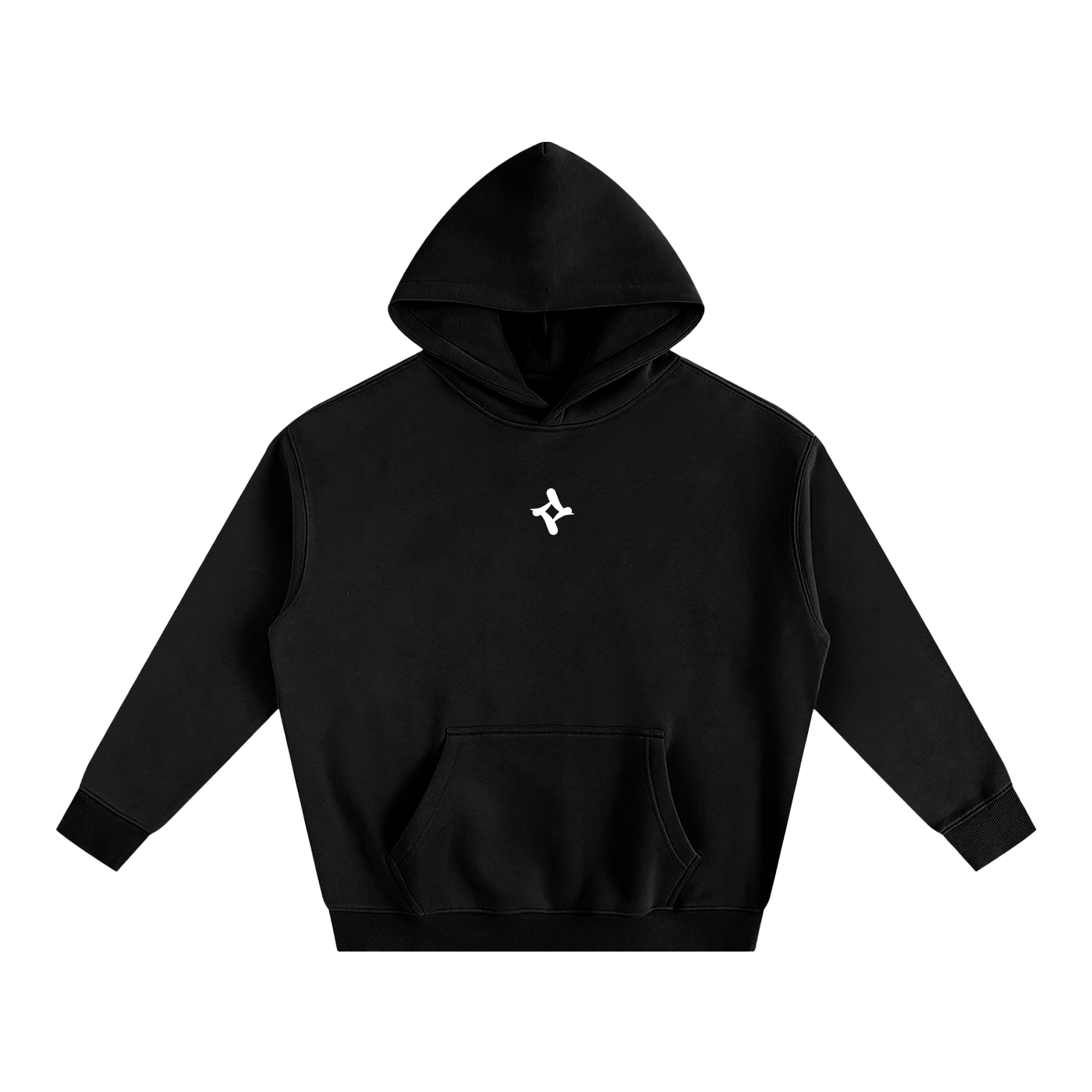 Mono - Text And Symbol Logo - Oversize Hoodie