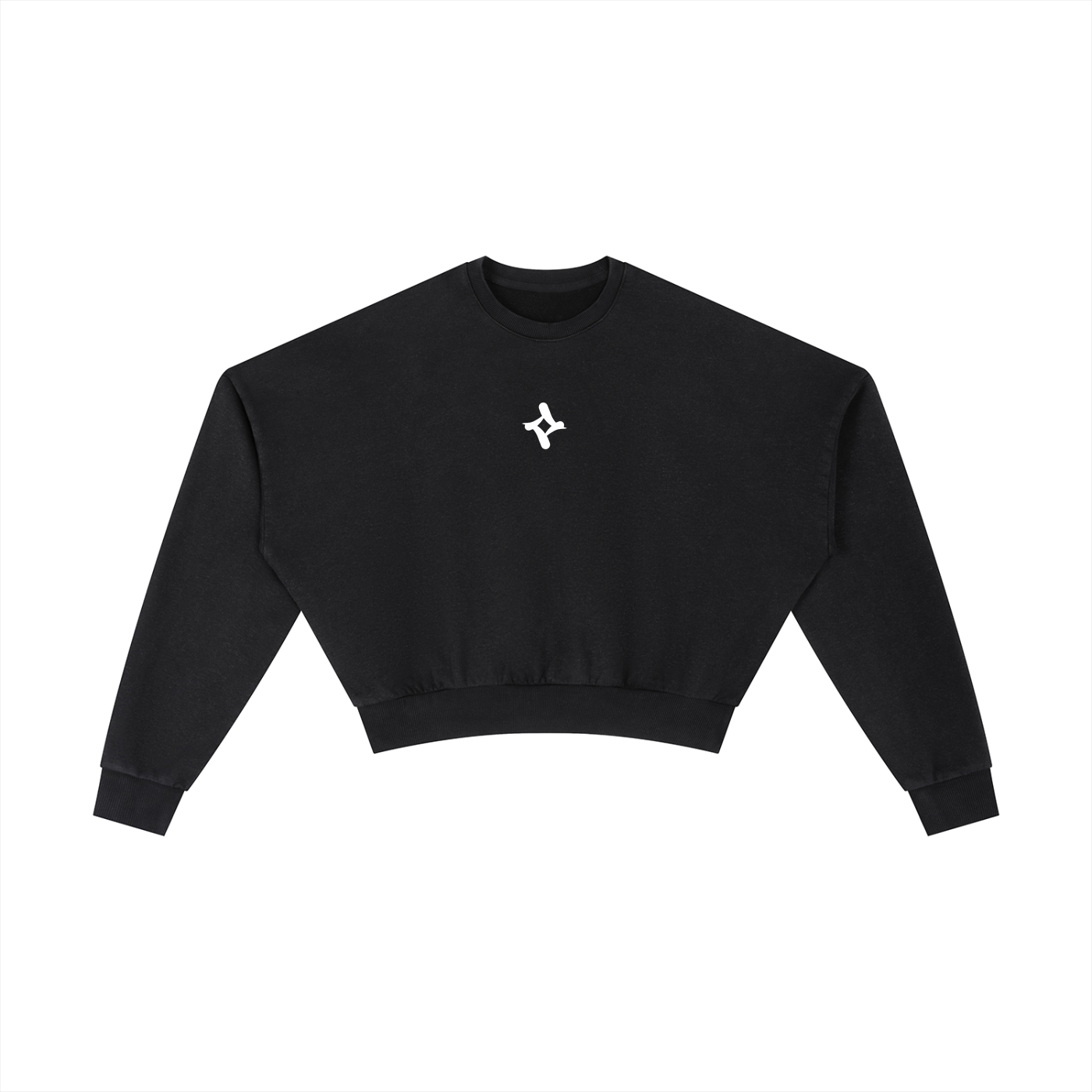 Mono - Logo - Vintage Women's Cropped Sweatshirt