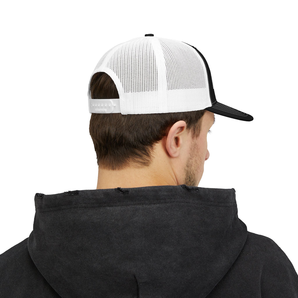 Mono - Text -  Snapback Trucker Cap (Embroidery)