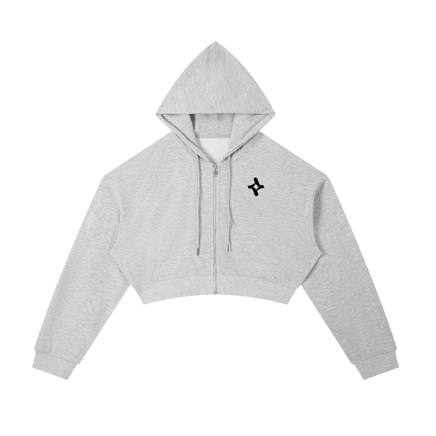Mono - Women's Cropped Zip-Up Hoodie