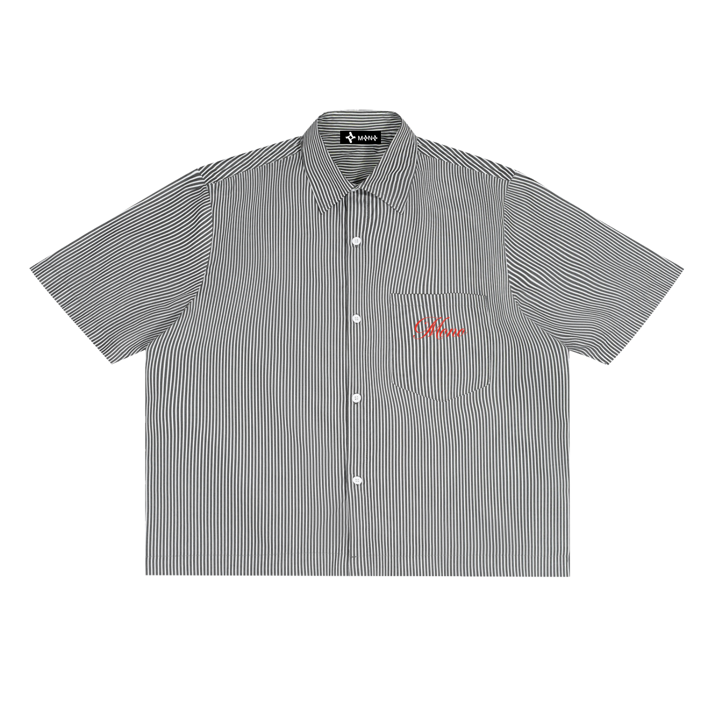 Mono - Over sized boxy button up
