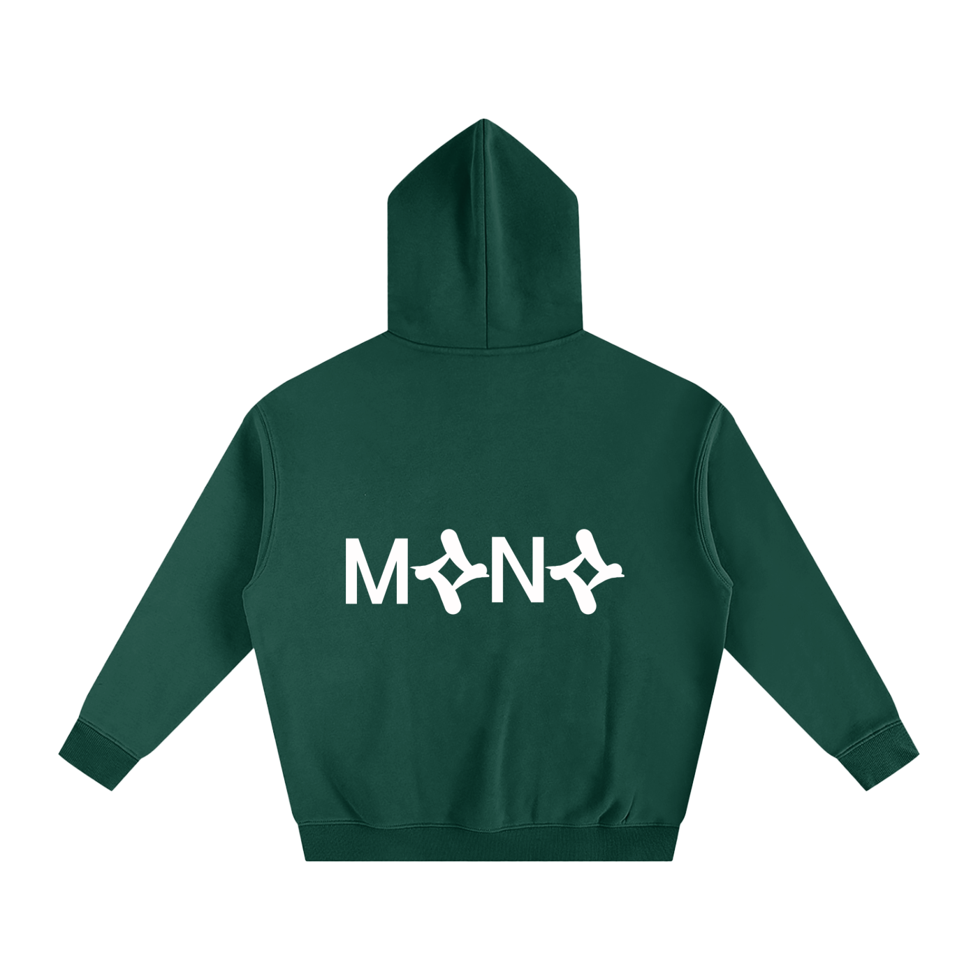 Mono - Text And Symbol Logo - Oversize Hoodie