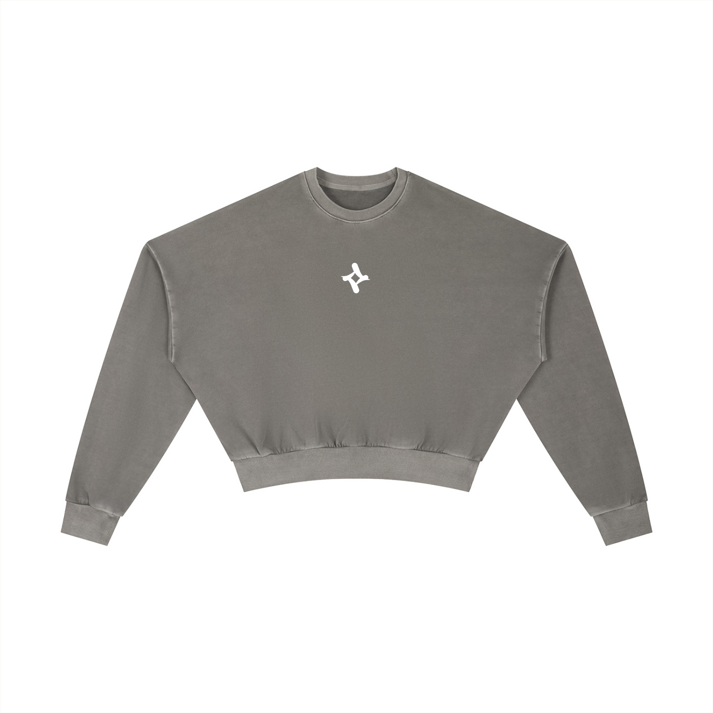 Mono - Logo - Vintage Women's Cropped Sweatshirt