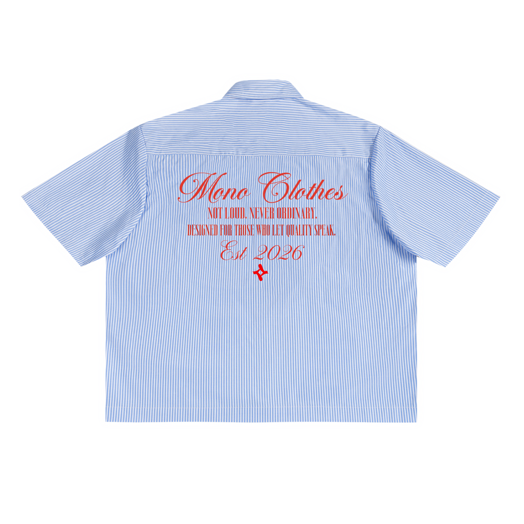 Mono - Over sized boxy button up