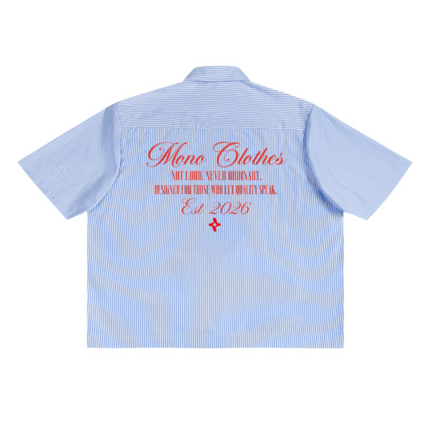 Mono - Over sized boxy button up