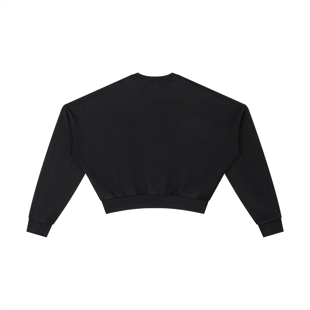 Mono - Logo - Vintage Women's Cropped Sweatshirt