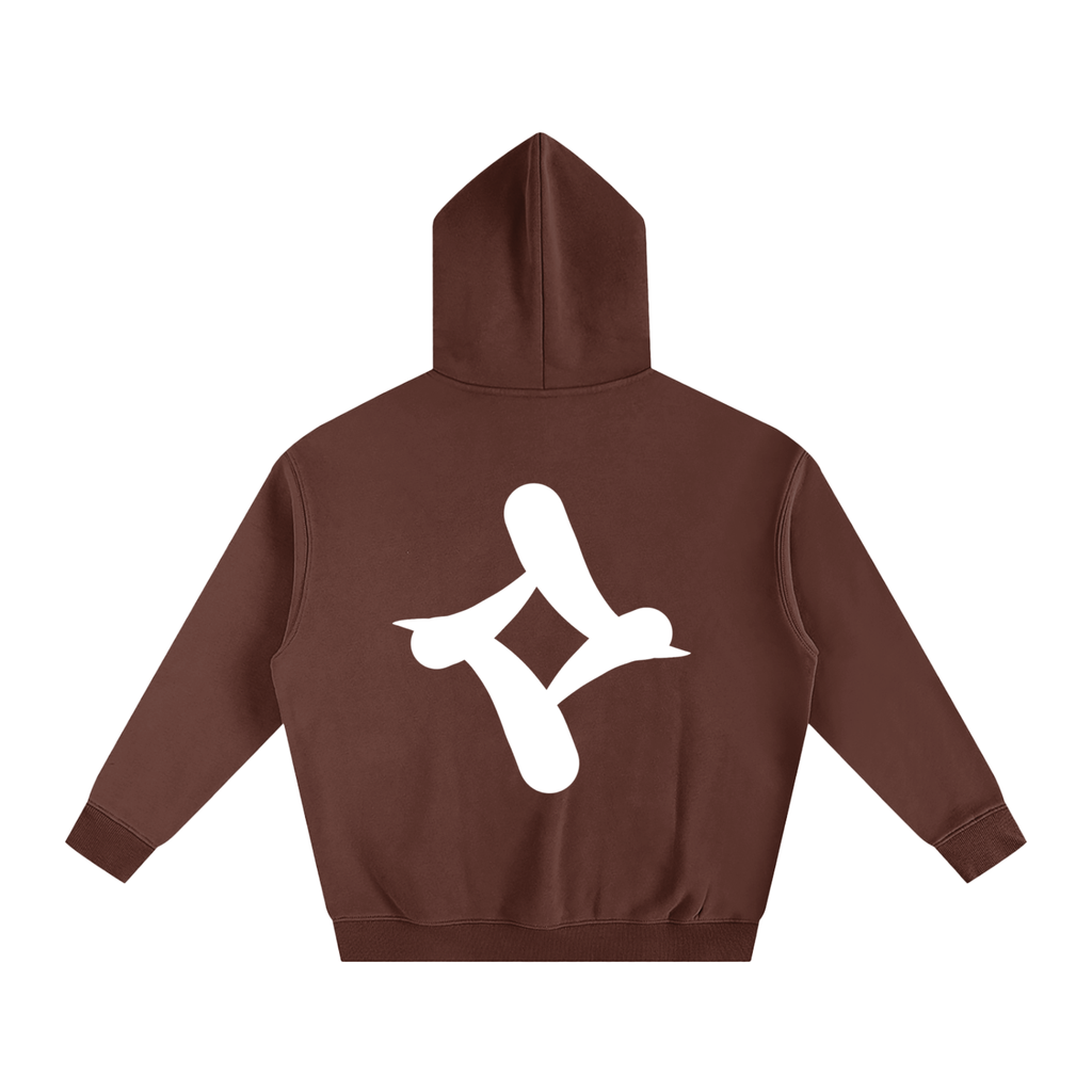 Mono - White Logo - Oversize Hoodie