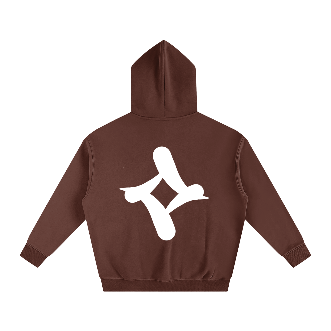 Mono - White Logo - Oversize Hoodie