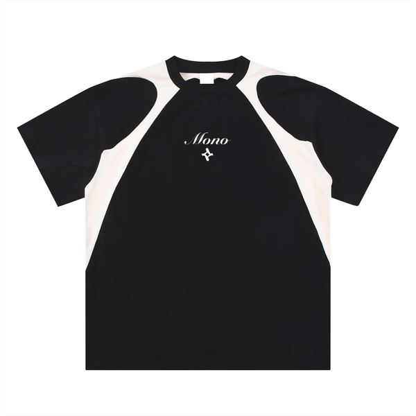 Mono - Contrast  Cotton T-Shirt