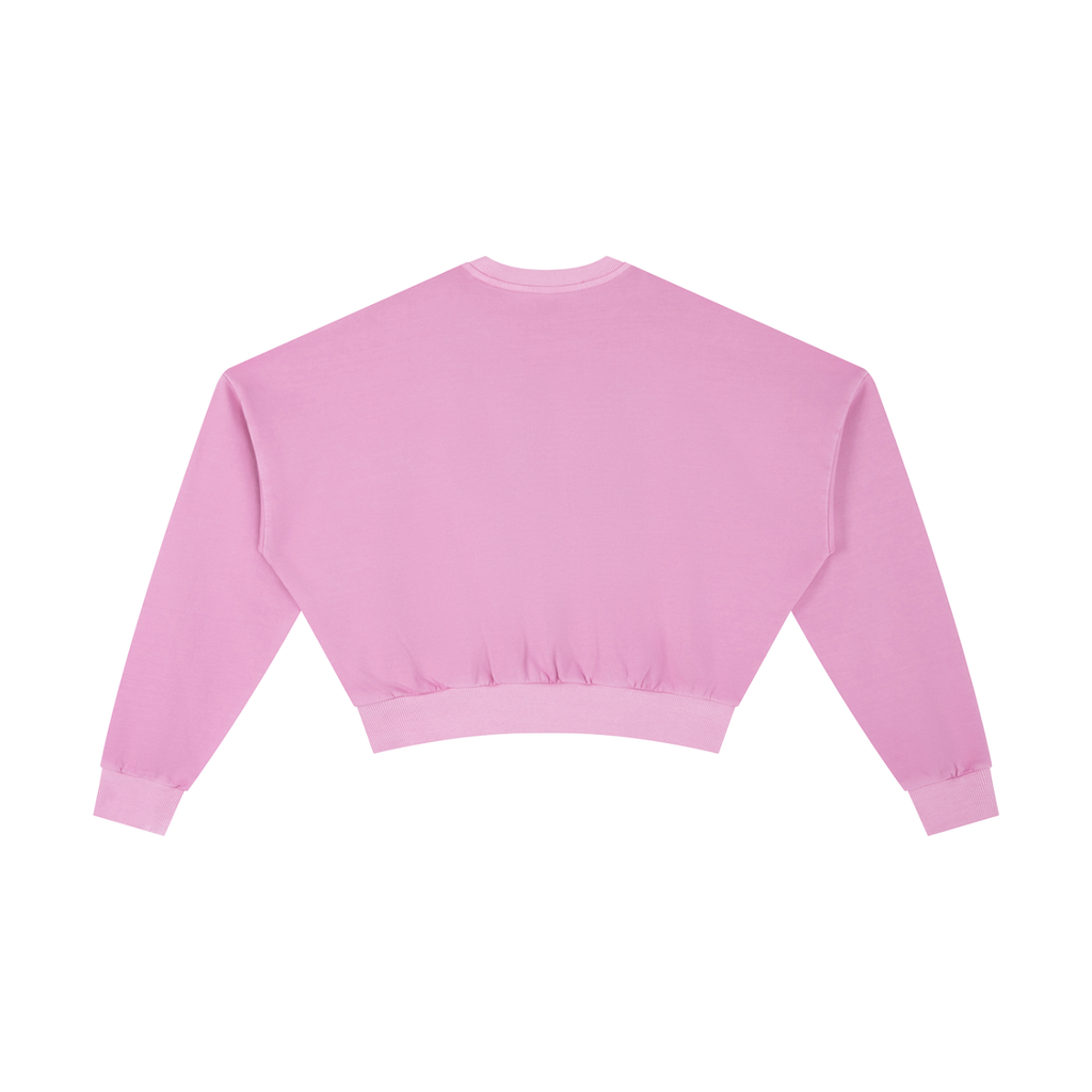 Mono - Text - Vintage Women's Cropped Sweatshirt