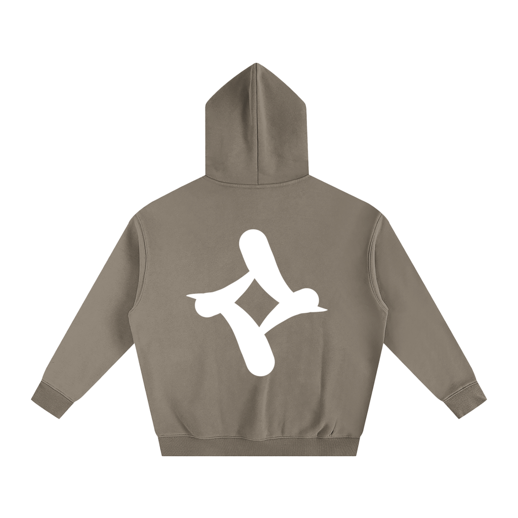 Mono - White Logo - Oversize Hoodie
