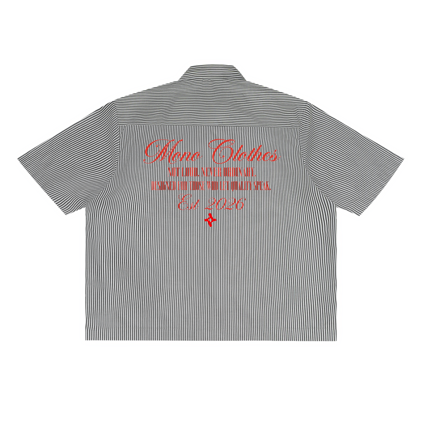 Mono - Over sized boxy button up