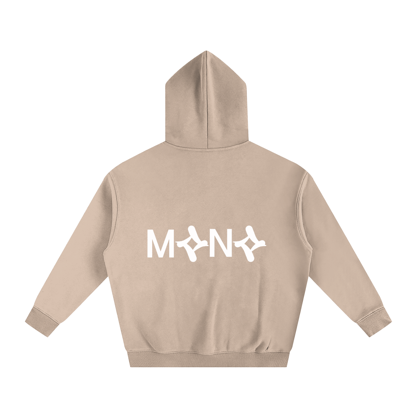 Mono - Text And Symbol Logo - Oversize Hoodie