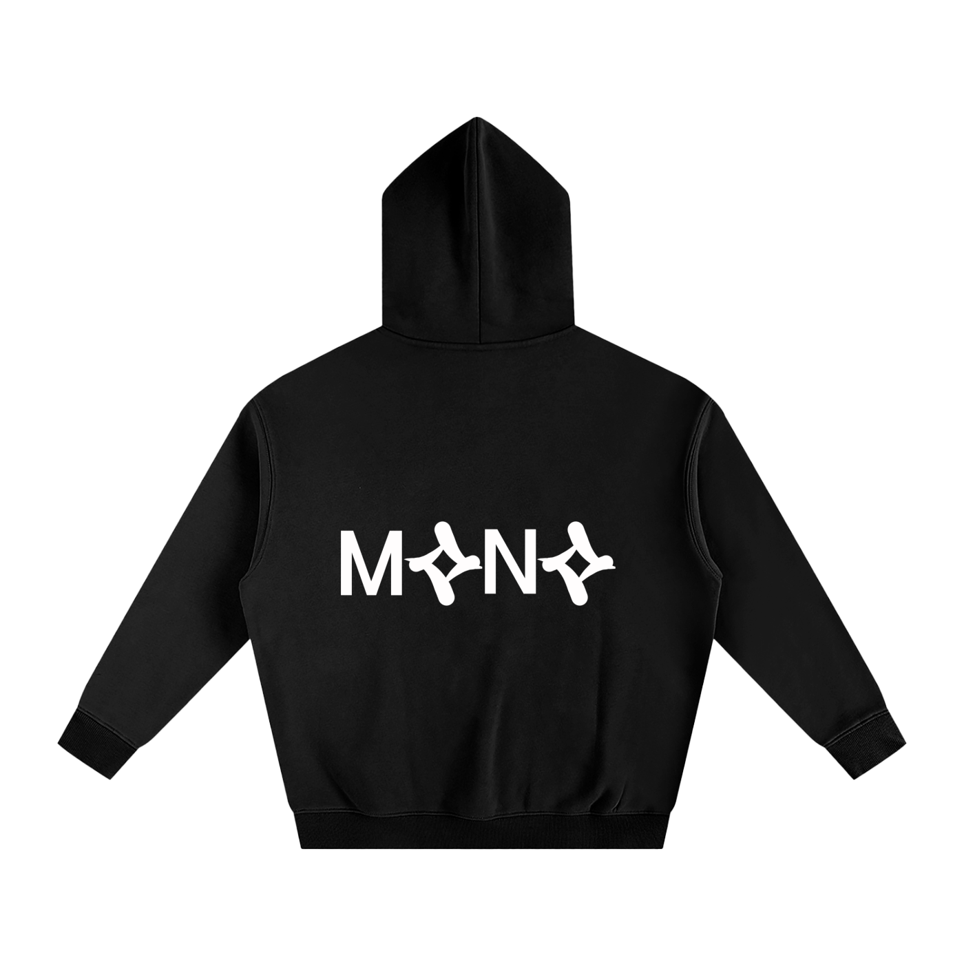 Mono - Text And Symbol Logo - Oversize Hoodie