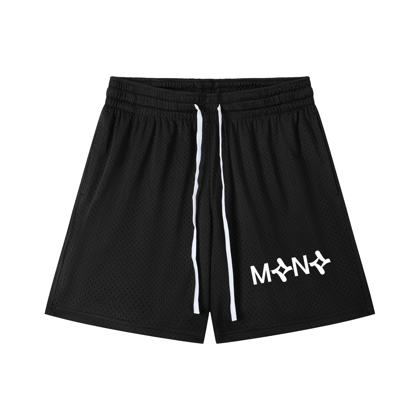 Mono - Text Logo - Mesh Sports Shorts