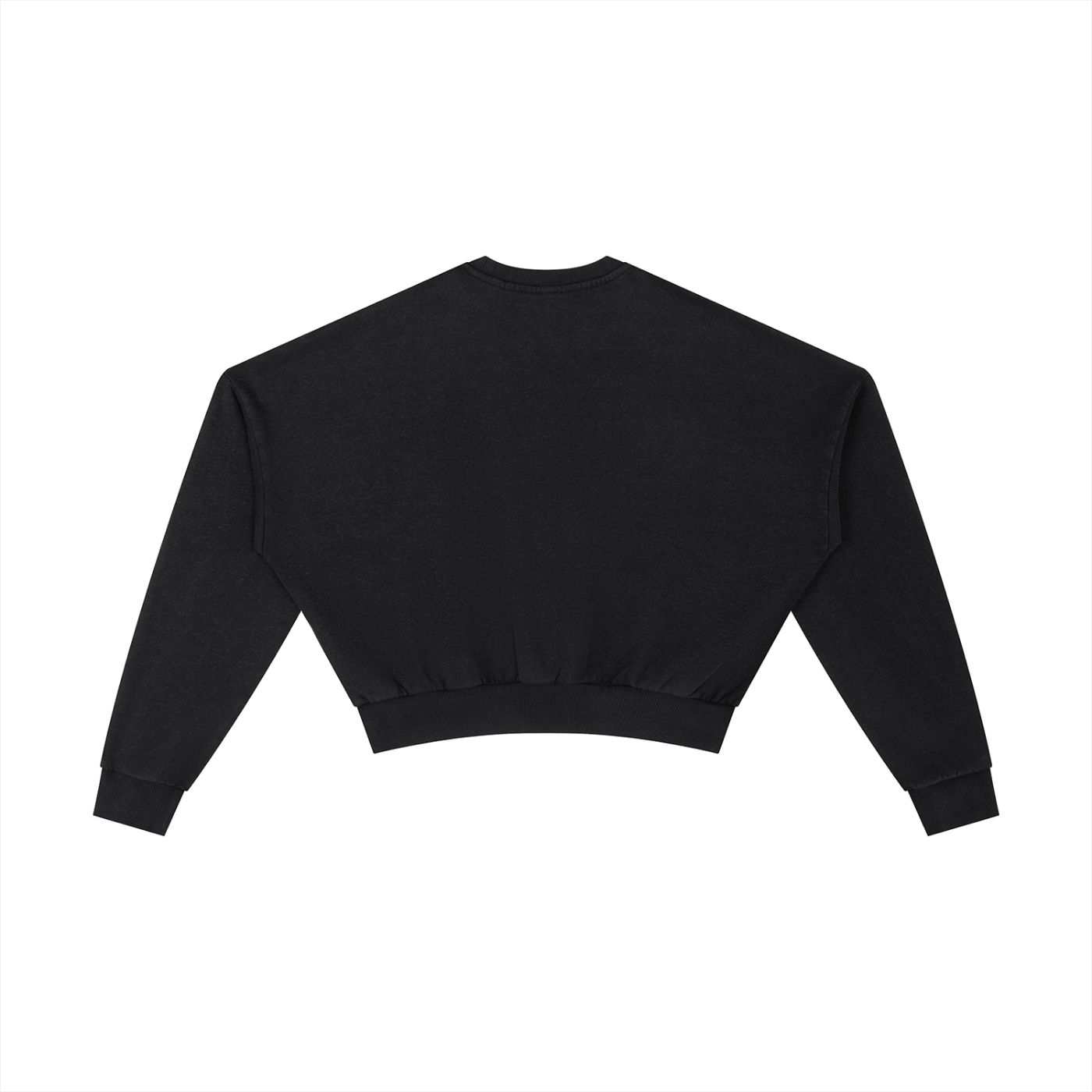 Mono - Text - Vintage Women's Cropped Sweatshirt
