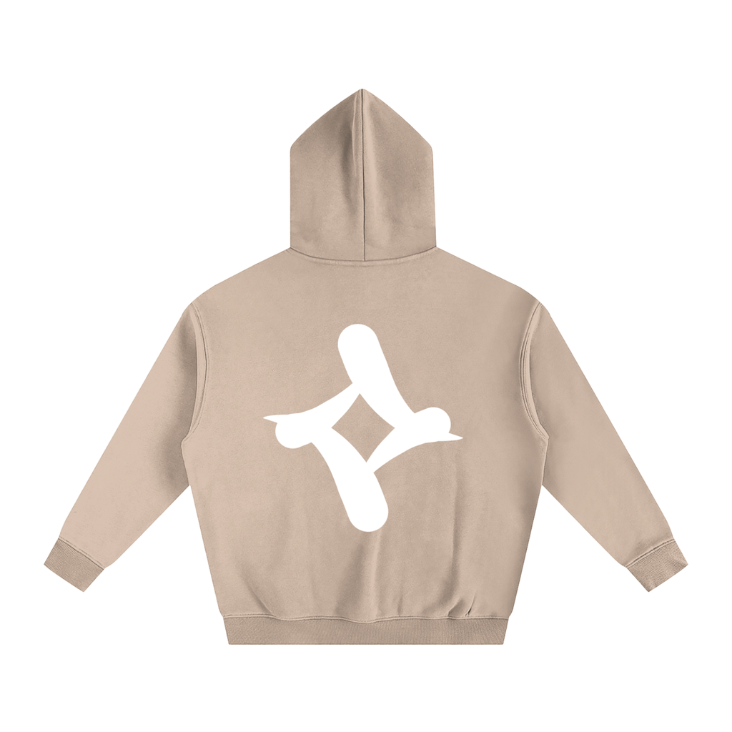 Mono - White Logo - Oversize Hoodie
