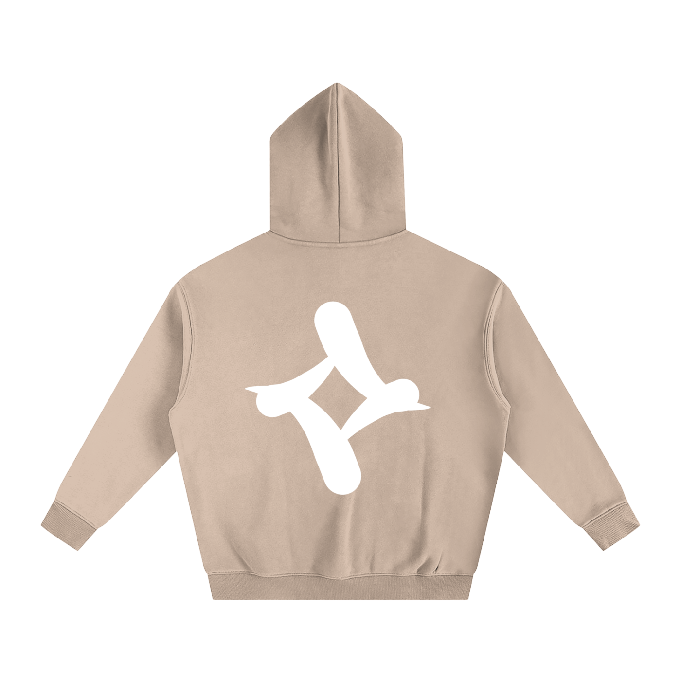 Mono - White Logo - Oversize Hoodie