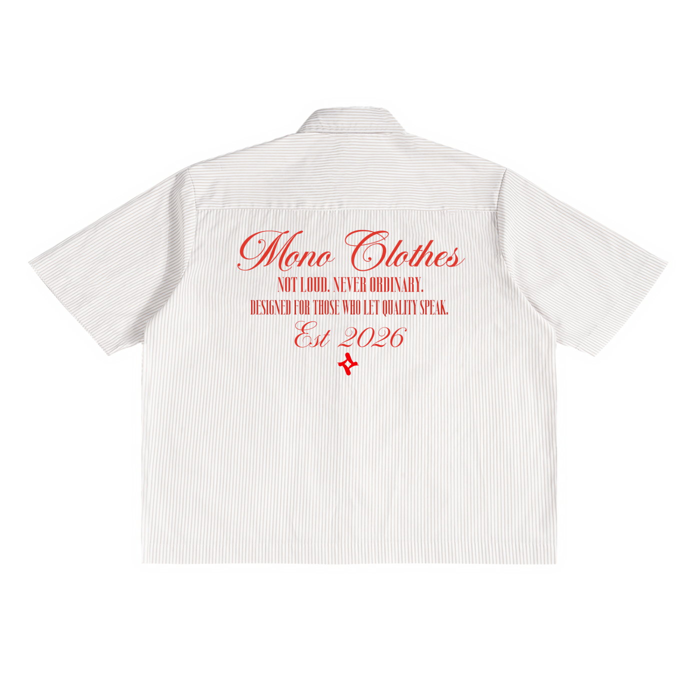 Mono - Over sized boxy button up